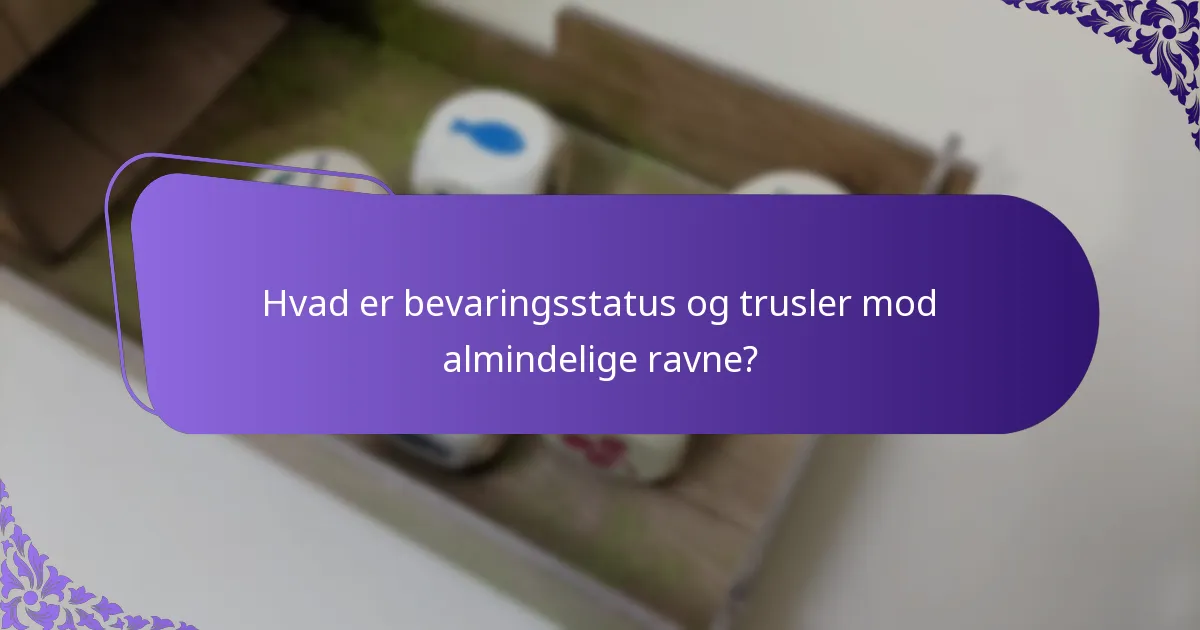 Hvor lever den almindelige ravn?