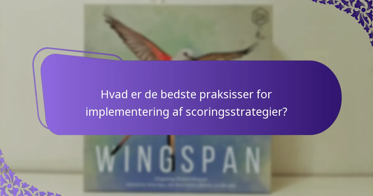 Hvilke avancerede scorings teknikker er mest effektive?