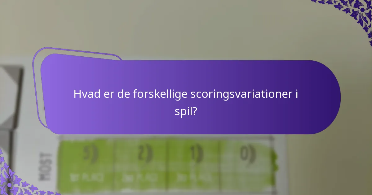 Hvordan påvirker husregler scoring i spil?