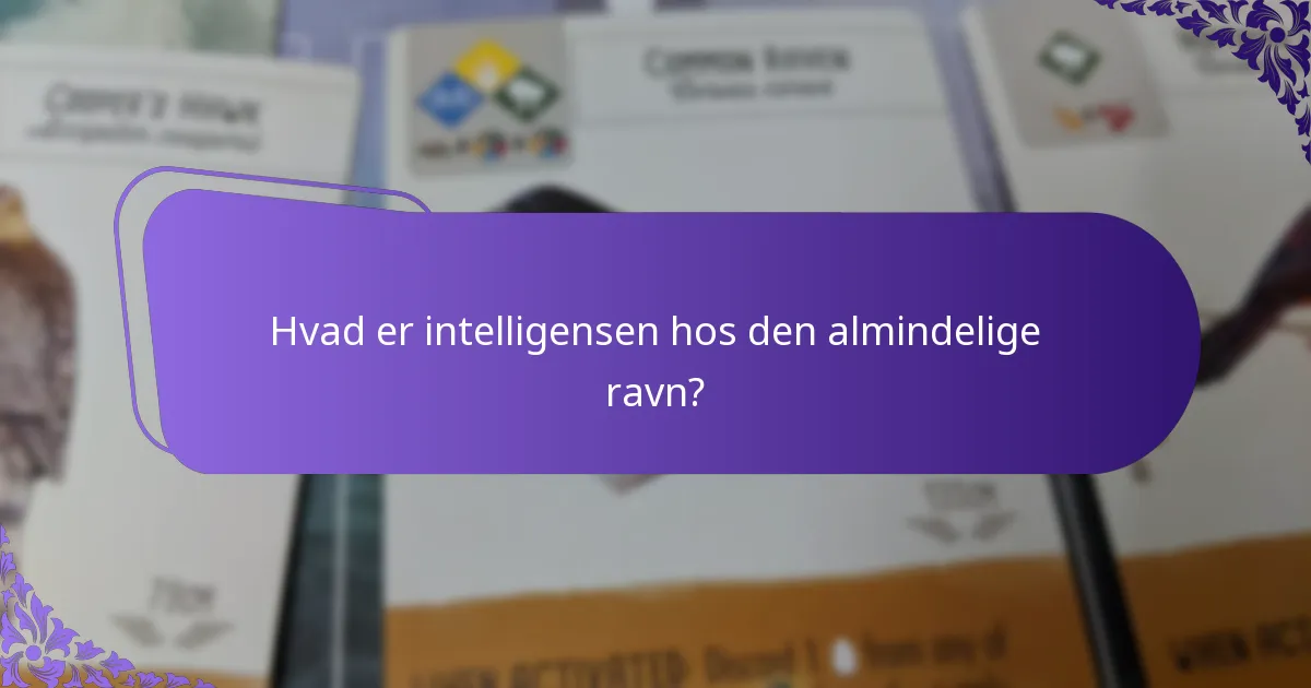 Hvordan udviser almindelige ravne social adfærd?