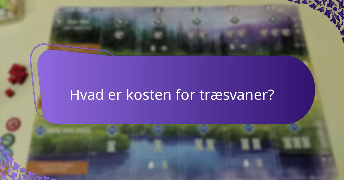 Hvilken type levested foretrækker træsvaner?