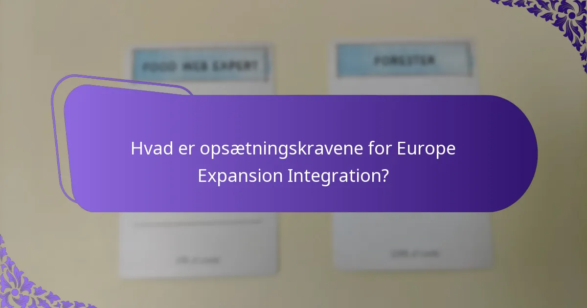 Hvilke unikke kort introduceres i Europe Expansion?