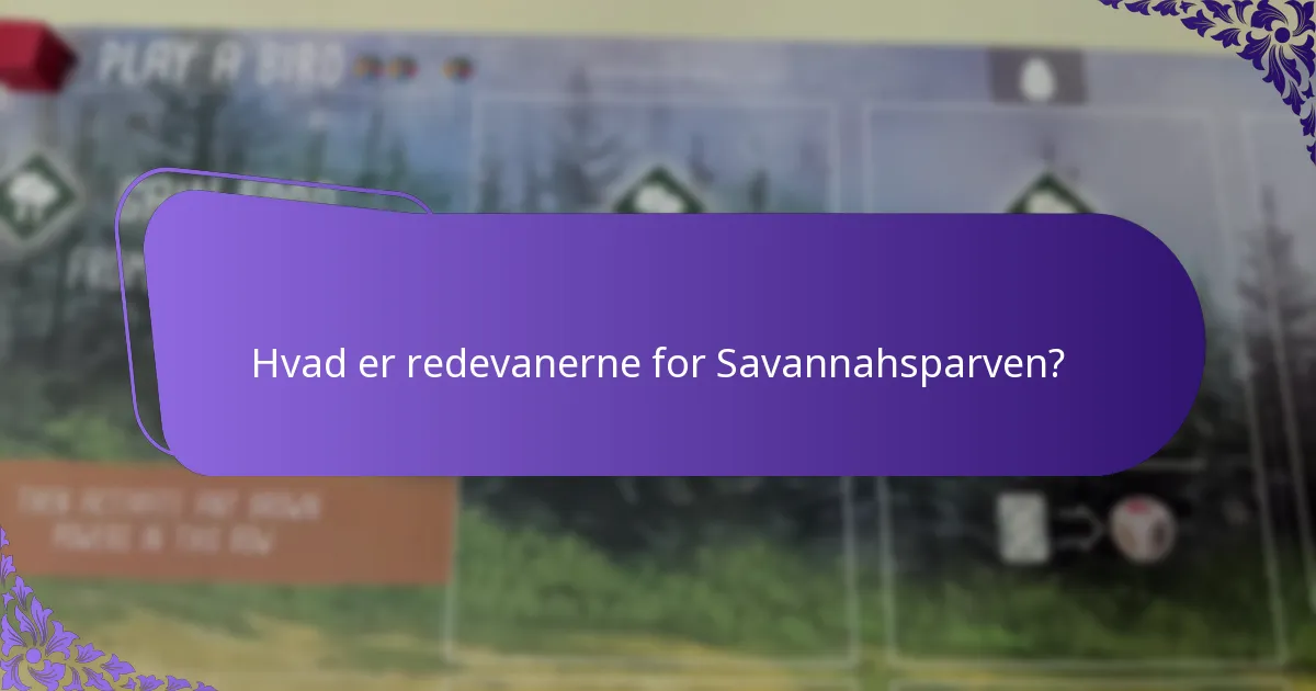 Hvordan lyder Savannahsparvens sang?