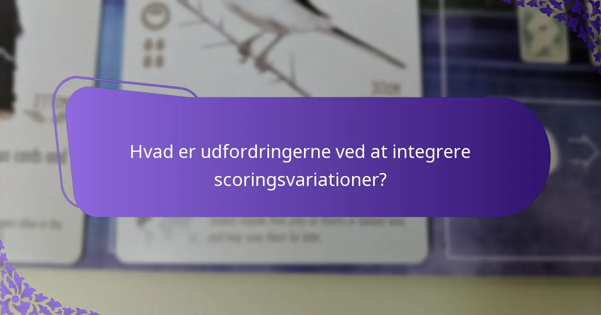 Hvilke scoringssystemer er mest effektive til tematisk integration?
