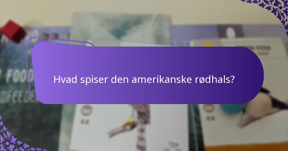 Hvordan tilpasser den amerikanske rødhals sig sit miljø?