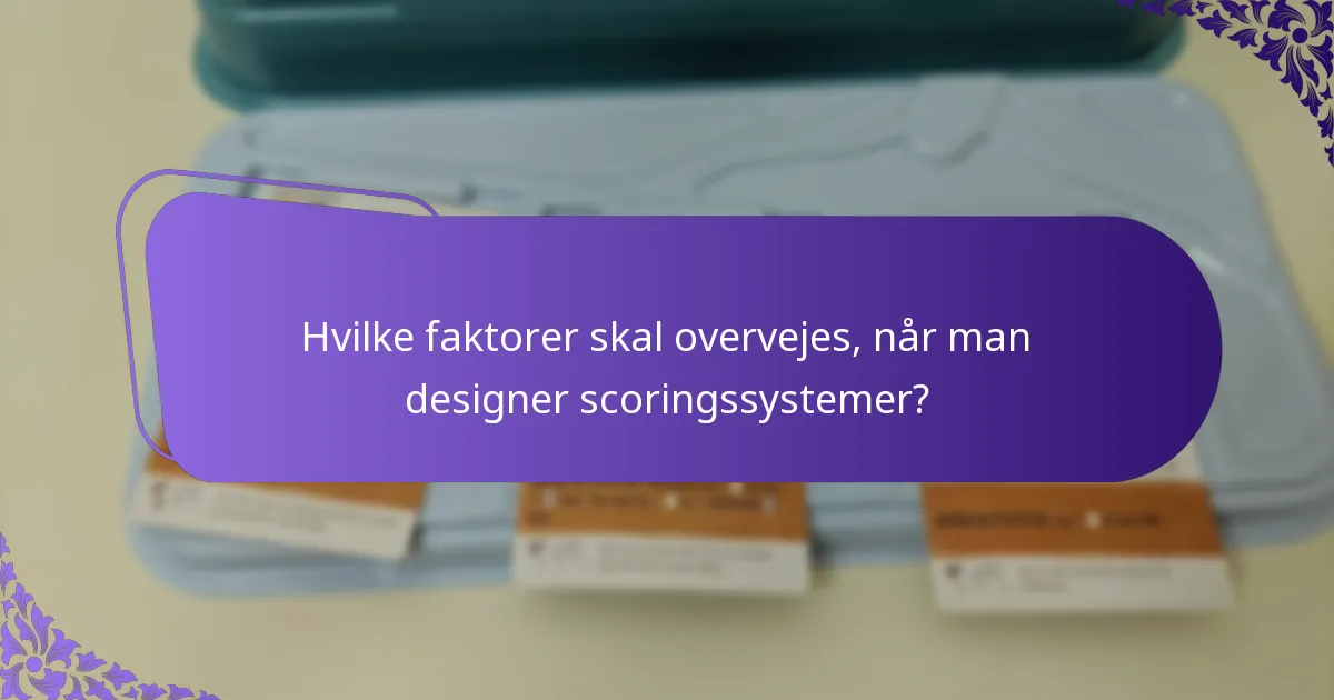 Hvad er de almindelige faldgruber i implementeringen af scoringsmekanikker?