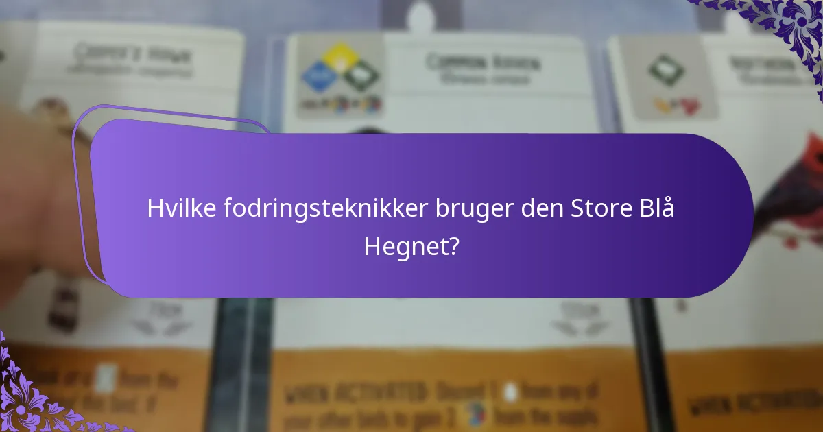 Hvordan bygger den Store Blå Hegnet rede?