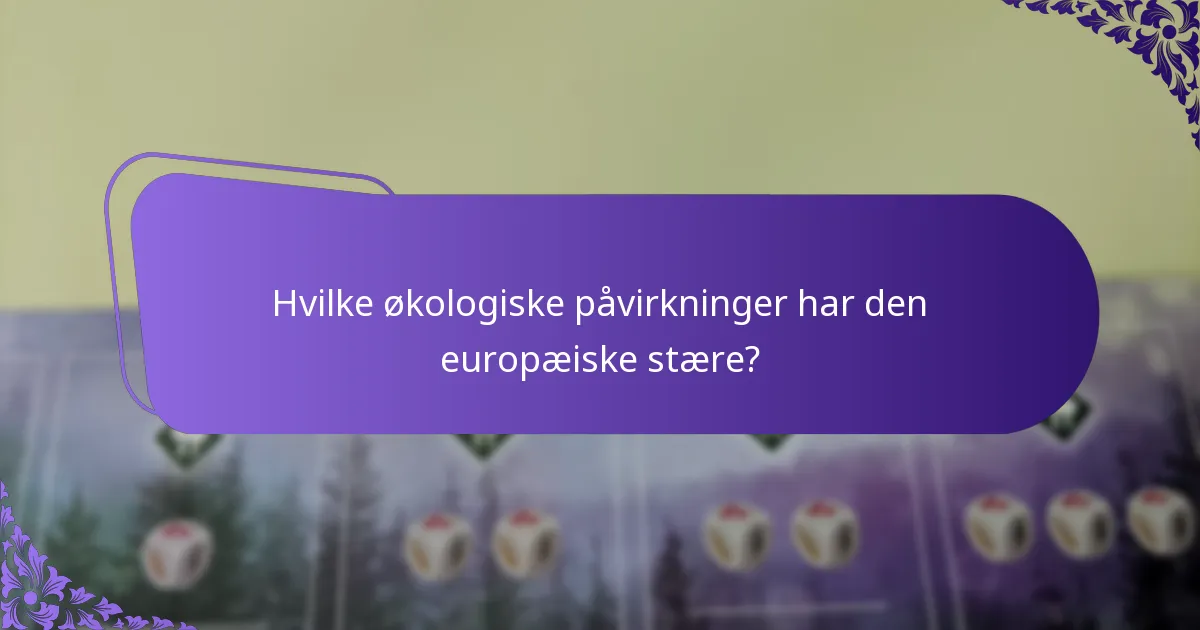 Hvordan fungerer den sociale struktur hos den europæiske stære?